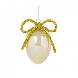 ---UOVO IN VETRO APPENDIBILE 12cm GIALLO [TONO41098-00.jpg]