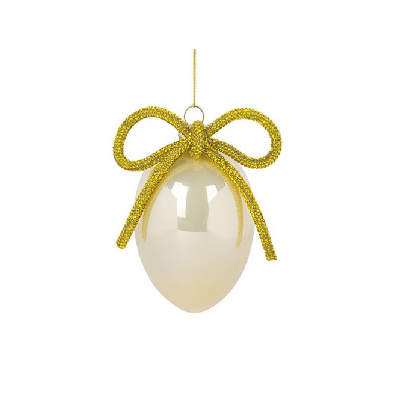 ---UOVO IN VETRO APPENDIBILE 12cm GIALLO [TONO41098-00.jpg]