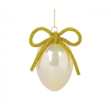 ---UOVO IN VETRO APPENDIBILE 12cm GIALLO [TONO41098-00.jpg]