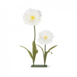 BASE C/2 FIORI IN CARTA BIANCHI h110cm [TONO41591-00.jpg]