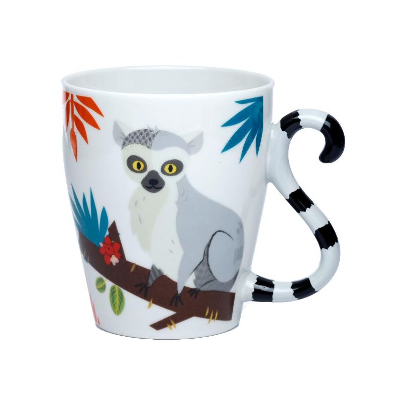 TAZZA CERAMICA MANICO CODA LEMURE [0031233-00.jpg]