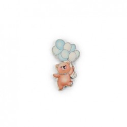 APPLICAZ. ORSETTO BALLOON 4cm AZZURRO [0133040-00.jpg]