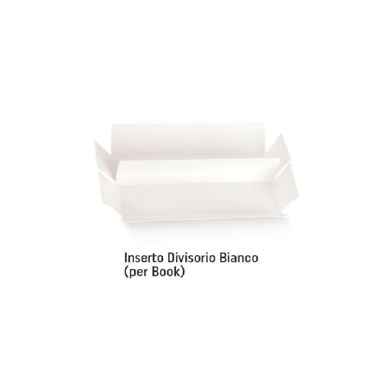 INSERTO PER BOOK 145x75x35mm BIANCO -x book SC118956- [SC130036-00.jpg]