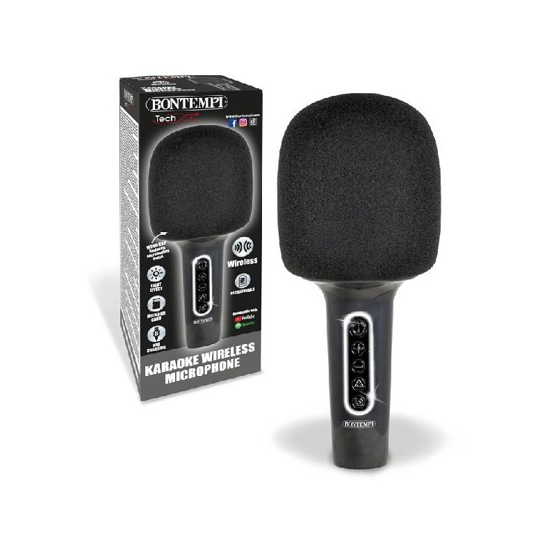 MICROFONO KARAOKE WIRELESS+ALTOPARLANTE [5506005-00.jpg]