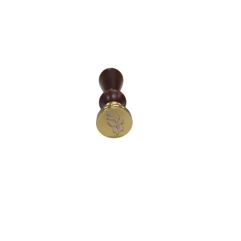 TIMBRO OTTONE FOGLIE 2cm [KAC110700-00.jpg]