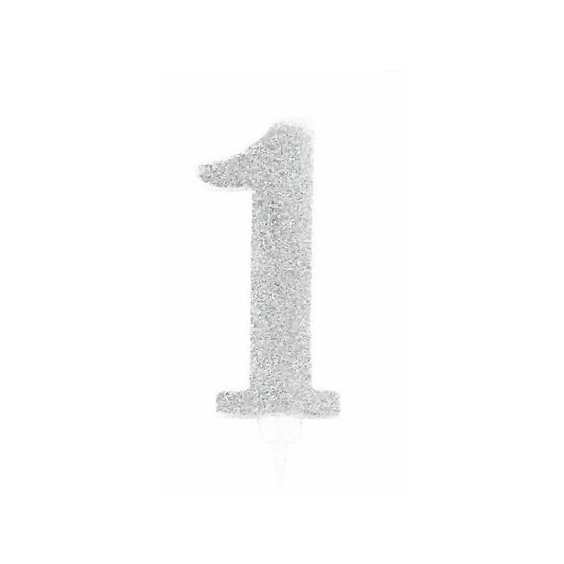 CANDELA GLITTER 10cm ARGENTO nr.1 [8840261-00.jpg]