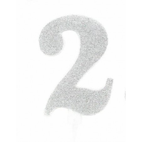 CANDELA GLITTER 10cm ARGENTO nr.2 [8840262-00.jpg]