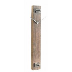 OROLOGIO LEGNO NOCE h60cm nr ALLUMINIO [0130509-00.jpg]