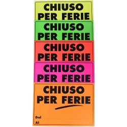 CARTELLI FLUO...