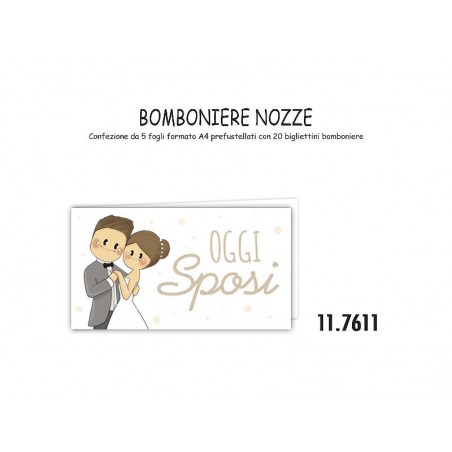 BOMBONIERE NOZZE SPOSINI A4 100pz [2231254-00.jpg]