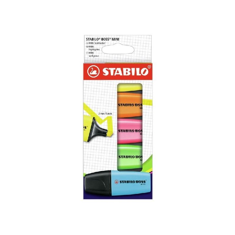 STABILO BOSS MINI FLUO 5pz [1234006-00.jpg]