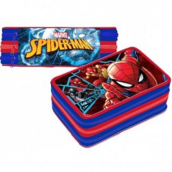 ASTUCCIO SCUOLA 3 ZIP SPIDERMAN Eco 3 SCOMPARTI COMPLETI DI TUTTI GLI ACCESSORI E COLORI [7121282-00.jpg]