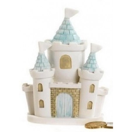 SALVADANAIO CASTELLO CELESTE 12cm [0140142-00.jpg]
