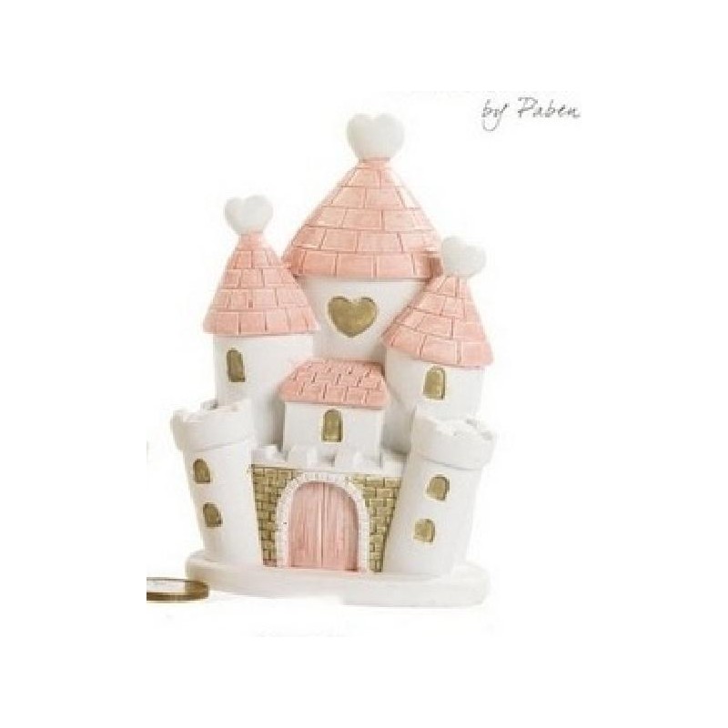 SALVADANAIO CASTELLO ROSA 12cm [0140143-00.jpg]