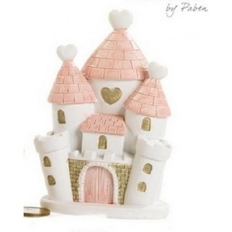 SALVADANAIO CASTELLO ROSA 12cm [0140143-00.jpg]
