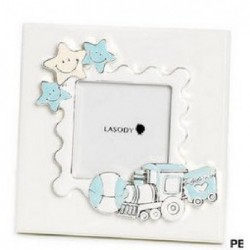 PORTAFOTO METAL TRENO CELESTE 12cm [0140147-00.jpg]