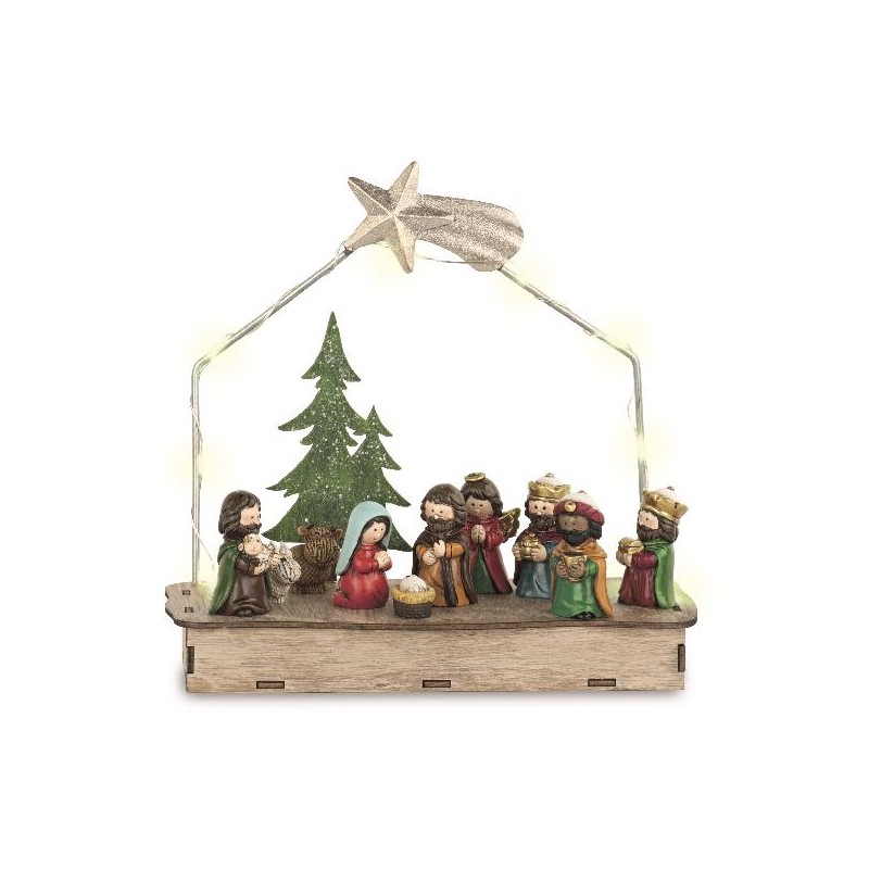 ---NATIVITA' 10pz CON STELLA LED 20x19 [TONO20102-00.jpg]