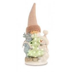 ---BABBO NATALE RENNA E PUPAZZO LED 35cm [TONO20305-00.jpg]