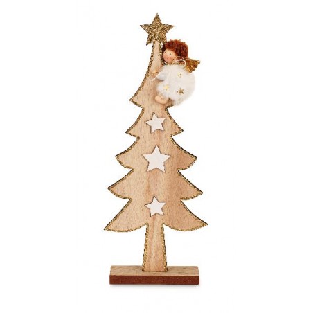 ---ANGELO SU ALBERO CON STELLE 36cm [TONO26872-00.jpg]