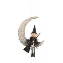 ---BEFANA NERA SU LUNA 20cm [TONO26917-00.jpg]