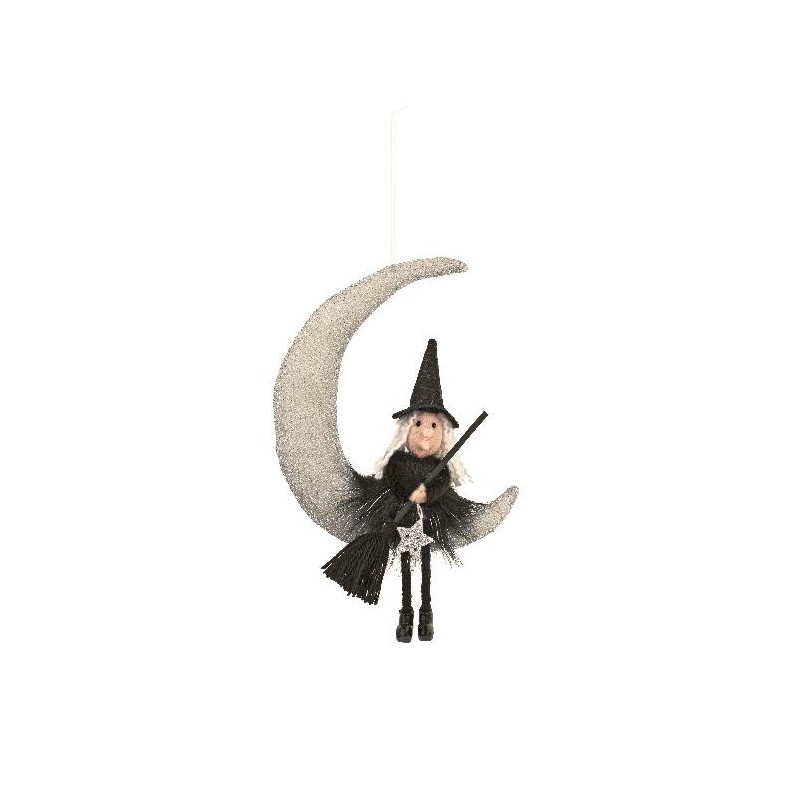 ---BEFANA NERA SU LUNA 20cm [TONO26917-00.jpg]