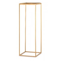 ---SET 3 TAVOLI-ALZATE ORO QUADRATI 22x22x55 - 30x30x90 [TONO27133-30.jpg]