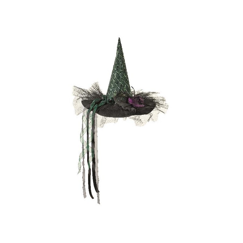CAPPELLO DA BEFANA NERO E VERDE [TONO27298-00.jpg]