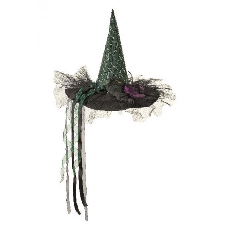 CAPPELLO DA BEFANA NERO E VERDE [TONO27298-00.jpg]