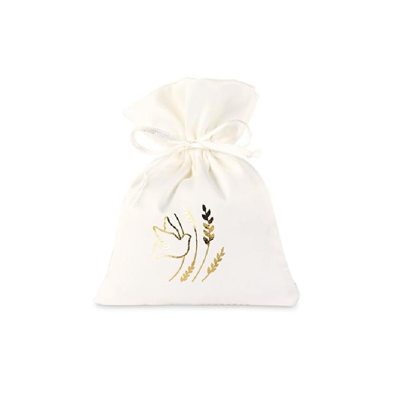 SACCHETTO RASO CON COLOMBA ORO [TONO28862-00.jpg]