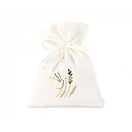 SACCHETTO RASO CON COLOMBA ORO [TONO28862-00.jpg]