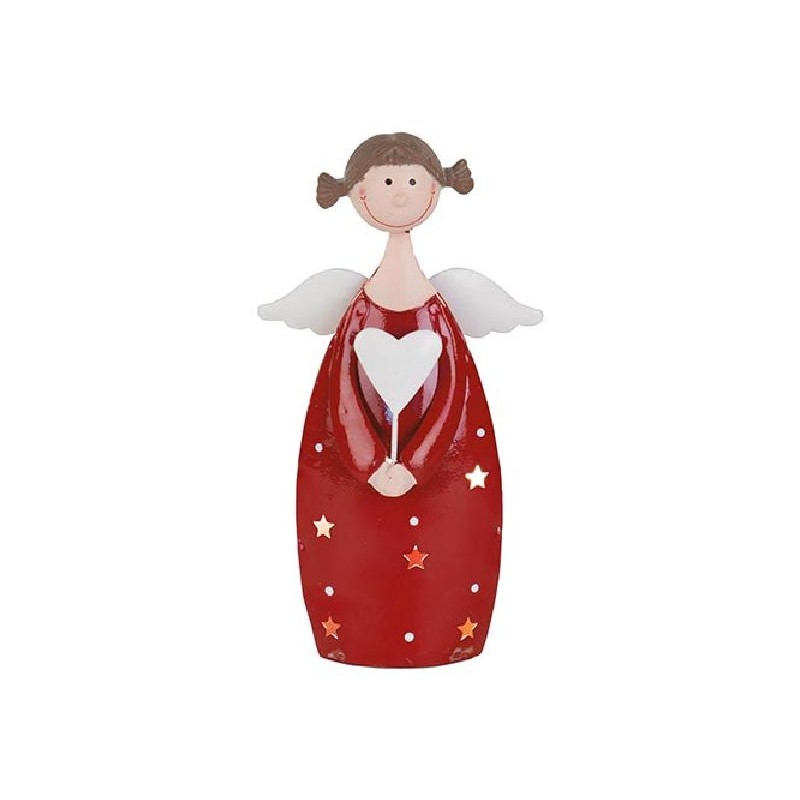 ANGELO METALLO ROSSO C/LED h165mm [TONO241746-00.jpg]