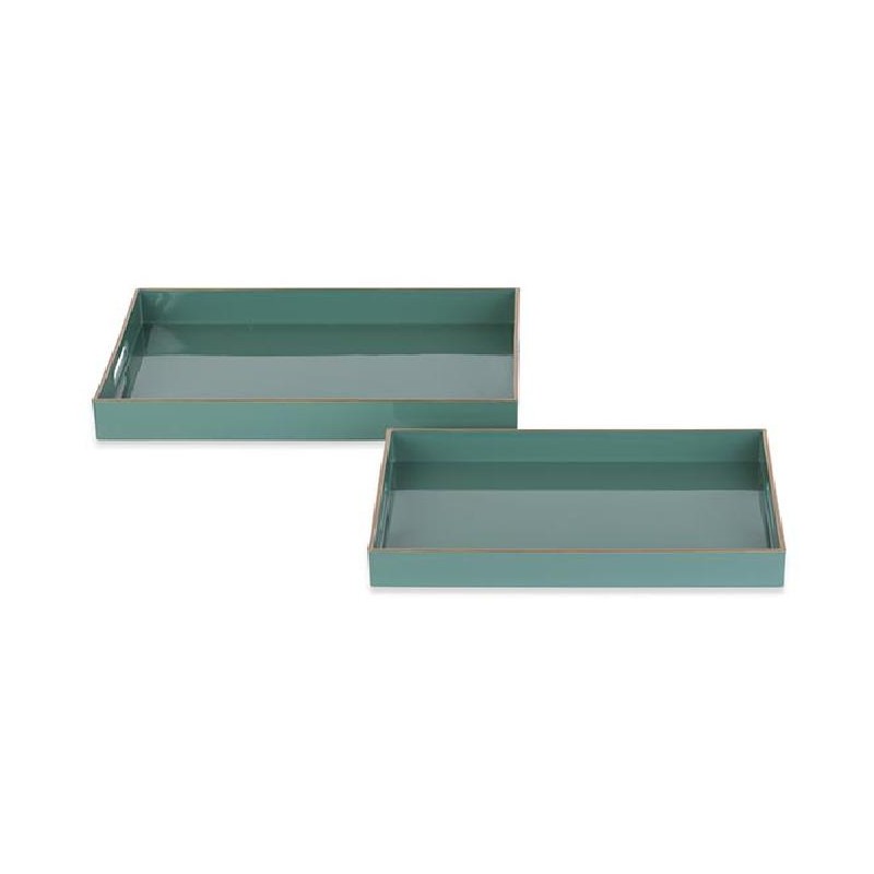 SET 2  VASSOI VERDE/ORO 350x250h35 - 400x300h42 [TONO241789-00.jpg]