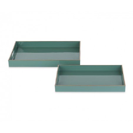 SET 2  VASSOI VERDE/ORO 350x250h35 - 400x300h42 [TONO241789-00.jpg]