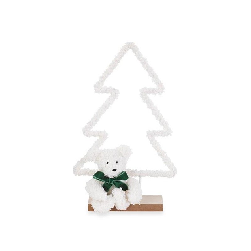 ALBERO C/ORSETTO BIANCO h27cm [TONO242530-00.jpg]