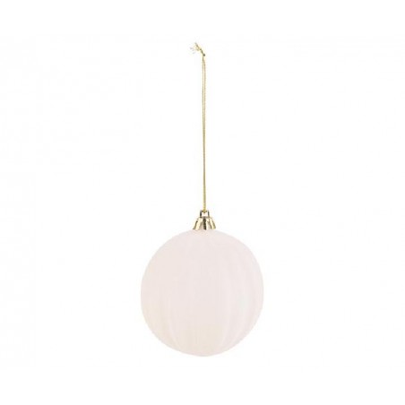 SFERA SPICCHI FLOCCATA AVORIO d80mm [TONO241962-00.jpg]