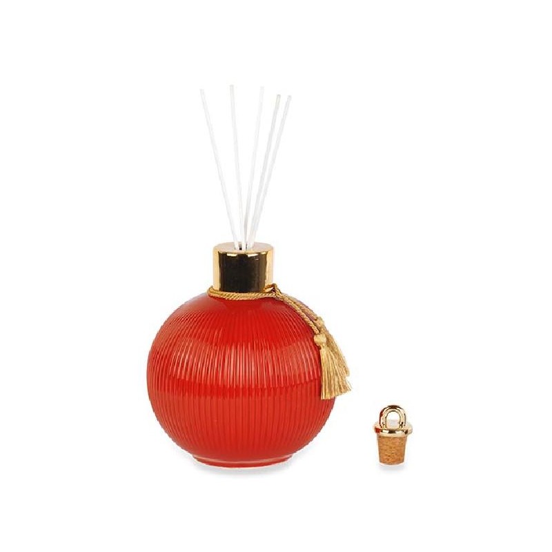 SFERA PLISSE ROSSA DIFFUS. d15h17cm 500ml CON SCATOLA REGALO [TONO242428-00.jpg]