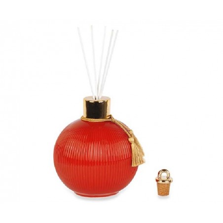 SFERA PLISSE ROSSA DIFFUS. d15h17cm 500ml CON SCATOLA REGALO [TONO242428-00.jpg]
