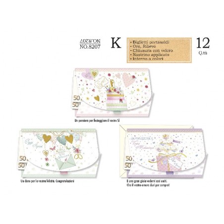 ---BIGLIETTO AUGURI NOZZE PORTASOLDI CON FRASE INTERNA ASSORTITO IN 3sogg. [2230007-00.jpg]