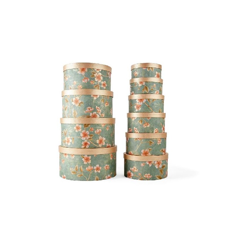 SET 10 SCATOLE RETTANGOLARI ROSAantico cm:1913h7,5/24x15h8,5/23x16h9,5/25x17h11 27x19h12/29x21h13 [2690008-00.jpg]