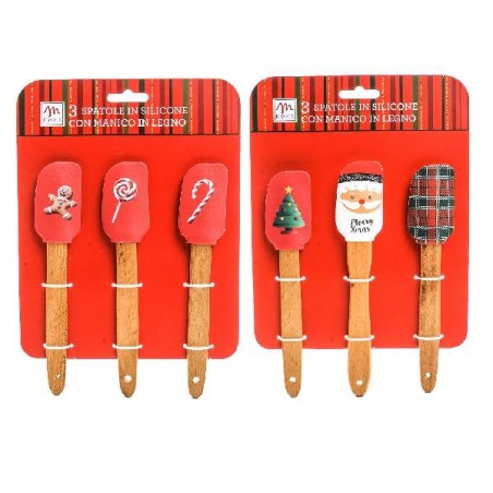 SET 3 SPATOLE SILICONE MAN.LEGNO 2sogg [9011203-00.jpg]