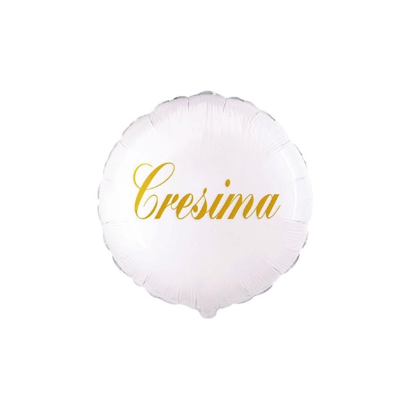 FOIL CRESIMA TONDO 46cm BIANCO/ORO [8413402-00.jpg]