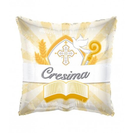 FOIL CRESIMA CUSCINO 46cm BIANCO/ORO [8413403-00.jpg]
