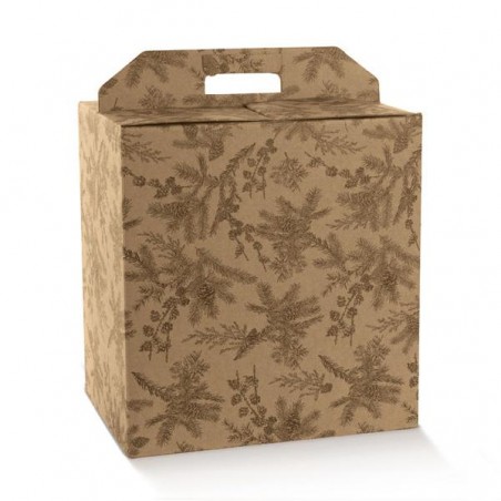 SCATOLA PANETTONE+BOTTIGLIA MAGIC FOREST mm330X250h350 [SC197743-00.jpg]