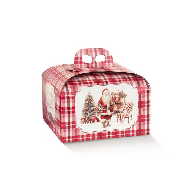 SCATOLA PANETTONE SANTA'S HOME 1000gr mm245x245h130 [SC197787-00.jpg]