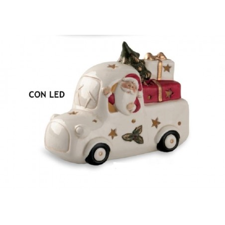 ---BABBO NATALE C/AUTO BIANCA LED 11cm [9015392-00.jpg]