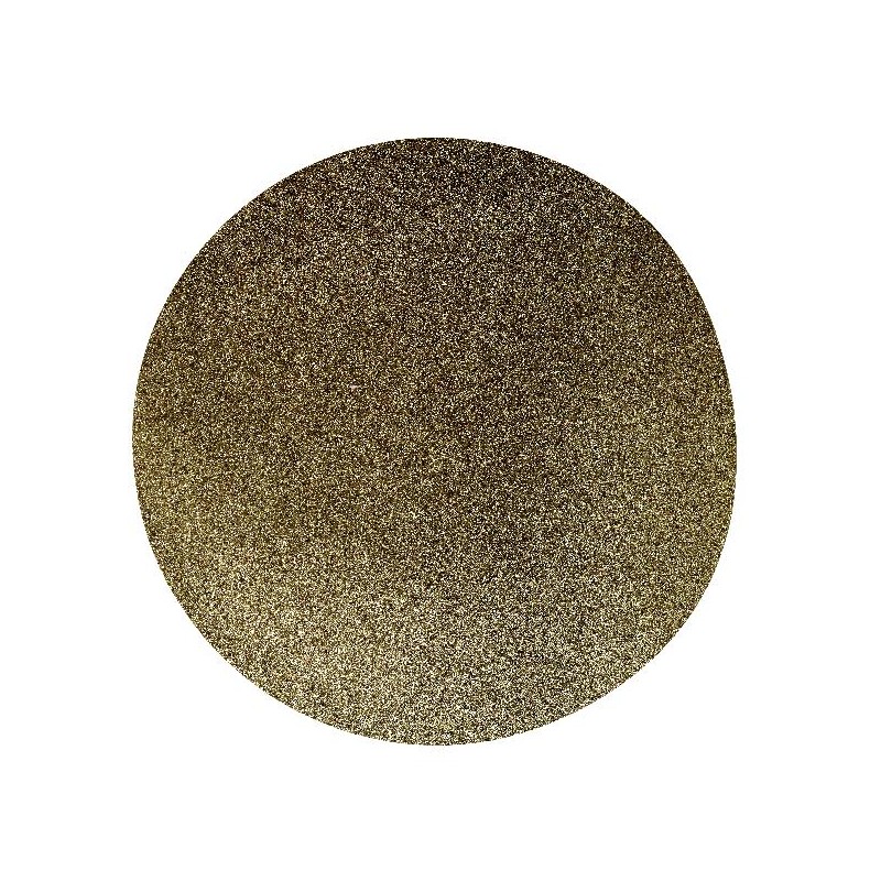 TOVAGLIETTA PLASTICA ORO GLITTER d.38cm [9010040-00.jpg]