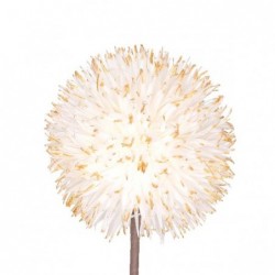 FIORE TARASSACO BIANCO E ORO h84cm [9010109-10.jpg]