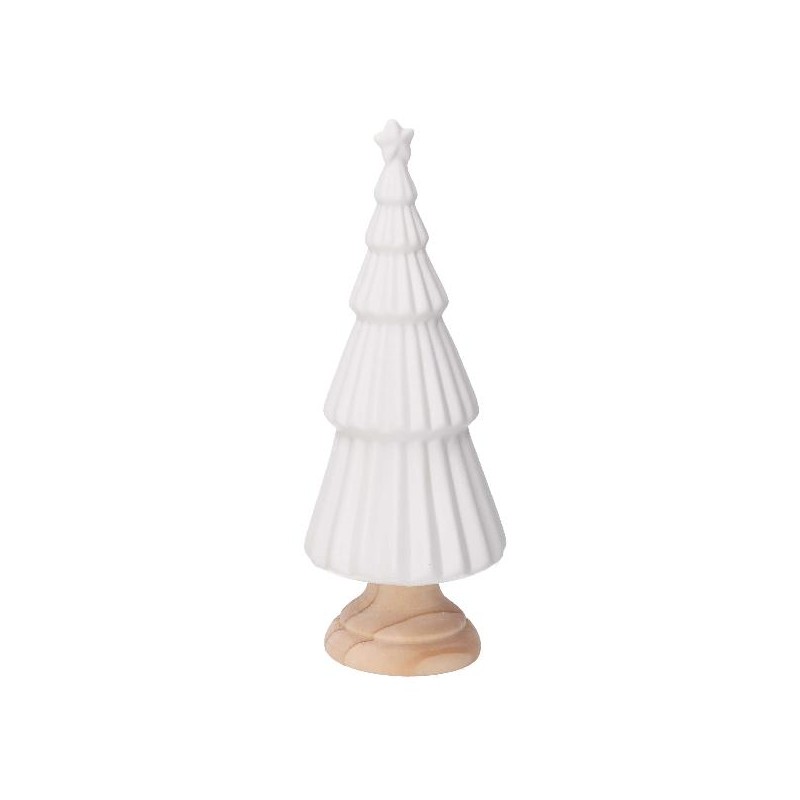 ALBERO CERAMICA BIANCO d.10 h.26cm [9015218-00.jpg]