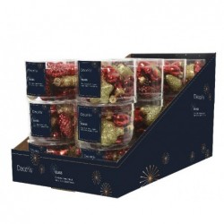 BOX 12 SAGOME VETRO ORO/ROSSO GLITTER LUCIDO,h.4cm,CUORE,STELLA,PIGNA,FIOCCO [9010603-10.jpg]