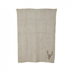 PLAID BEIGE C/RENNA STAMPATA 130x170cm [9015029-10.jpg]